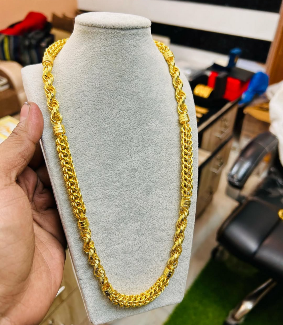 Trending chain with Premium Golden Coating